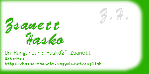 zsanett hasko business card